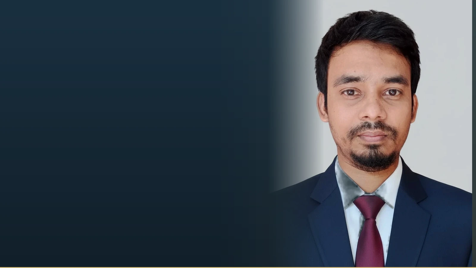 Portrait plate of Iqbal Hossain, Administrative Officer at Career Calling International